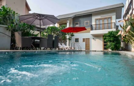 5BR Pool Villa On the Old City Moat – Best Location